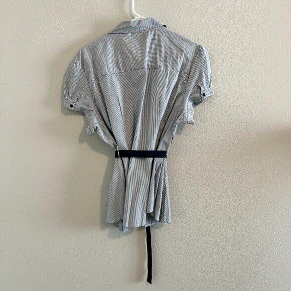 Women's Button Down Shirt with Belt - Sz XL (NWT) - Picture 8 of 9